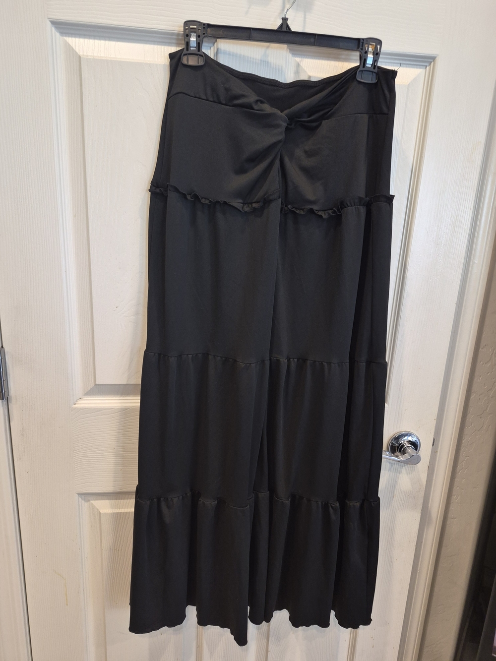 5/25 Black Tiered Dress